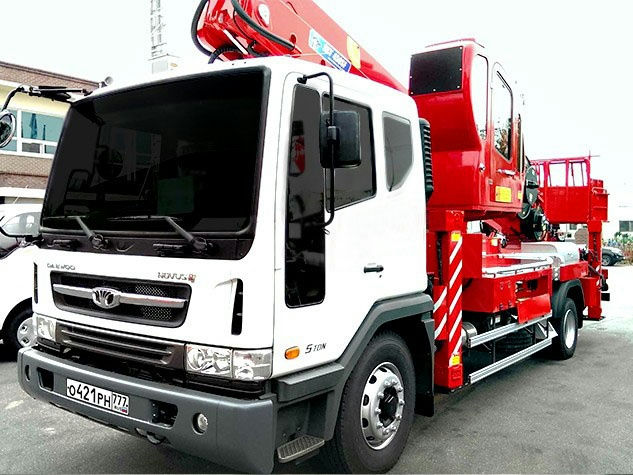 Автовышка АГП 45 метров N9A1 на базе Daewoo