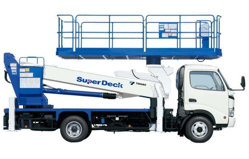 Автовышка АГП 22 метра SuperDeck с балконом, на базе Mitsubishi Fuso Canter