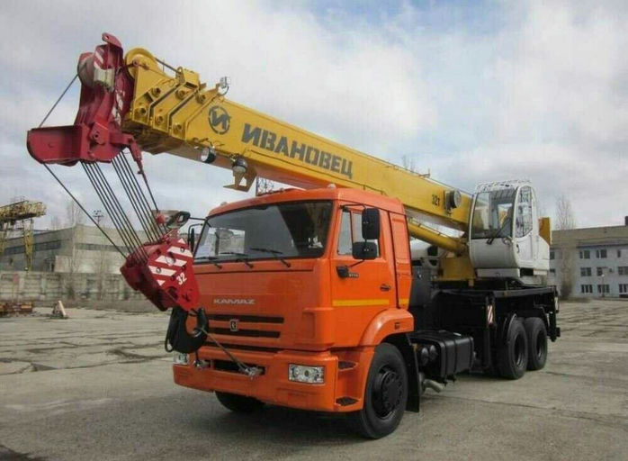 Автокран КС-45717A-1 Ивановец 25 тонн 22 метров
