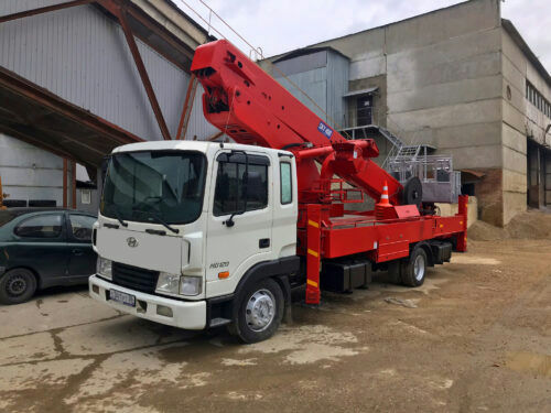 Автовышка АГП 40 м HORYONG SKY-400 на базе Huyndai HD120