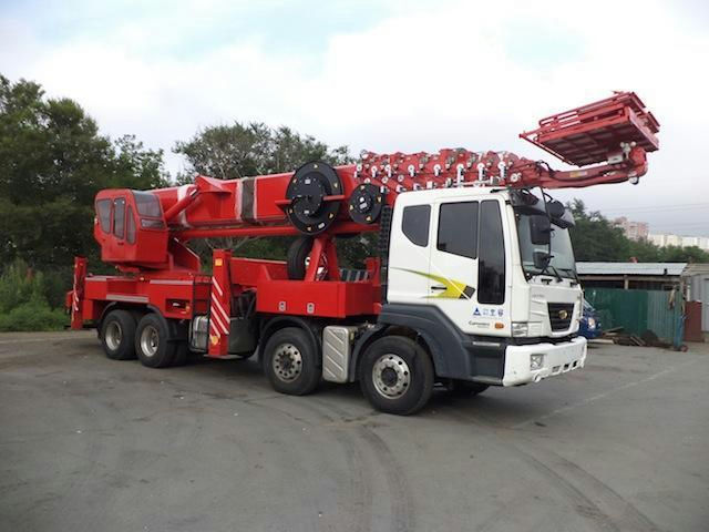 Автовышка АГП 45 метров Novas 700Q на базе Daewoo 