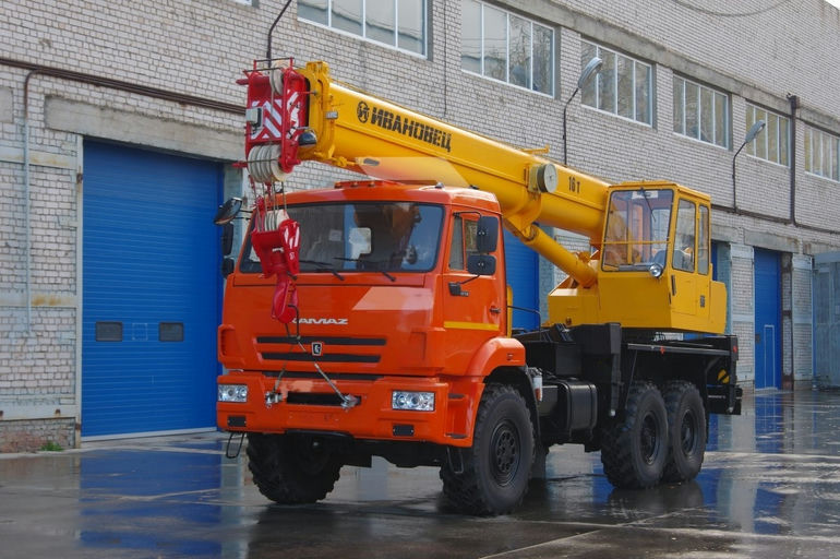 Аренда крана 16 тонн 18 метров Ивановец КС-35714К-2