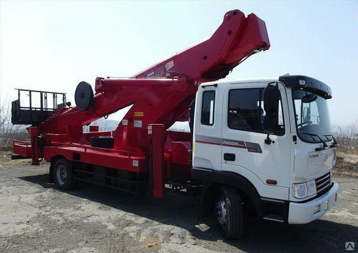 Автовышка АГП 45 метров Jinwoo 450 на базе Daewoo